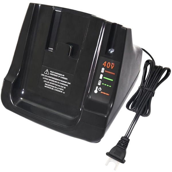 Passer til Black and Decker 36V / 40V lithium batterioplader til lithium-ion batteri: LBXR36LCS36 LCS40 36V LBXR36 LBX36 LBXR2036 LBX1540,
