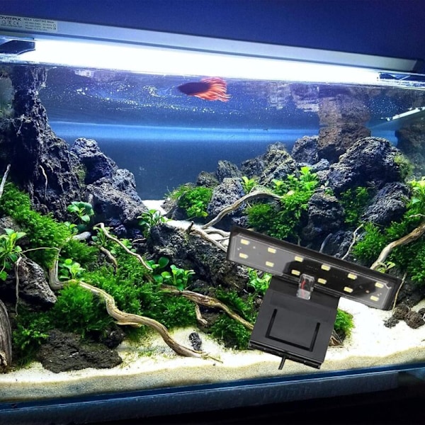 Akvaario Valaisin X3 Akvaario LED Akvaariolamppu 220V 6W Vesikasveille ja Kaloille Nano Akvaario Valaisin