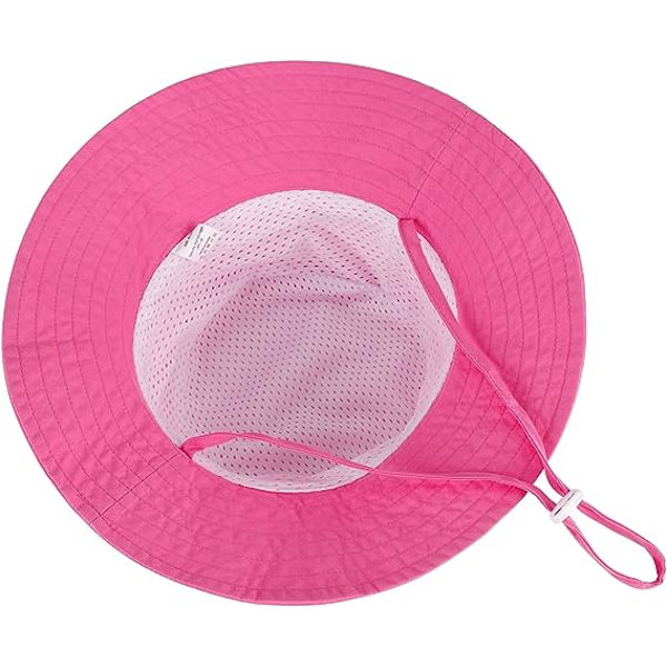 Justerbar baby solhatt barn sommar keps bred brätte för pool/strand/simning/utomhus