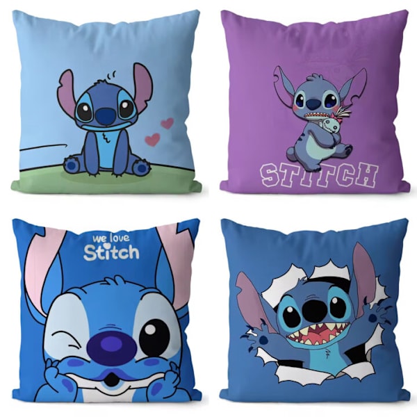 Set med 4 kuddfodral, kuddfodral 45x45cm kuddfodral dekorativa soffkuddfodral för sovrum, soffa, stol, säng, trädgård(F)
