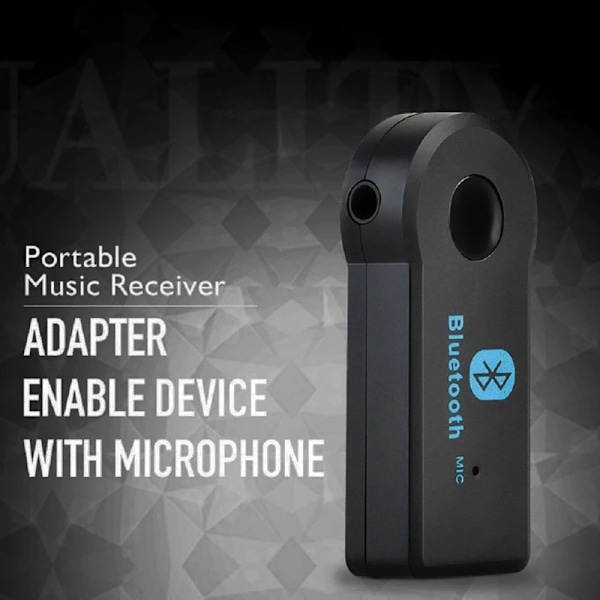 Car BT Bluetooth-modtager - håndfri opkald under opladning og lytning til 3,5 mm lyd Bluetooth-modtager