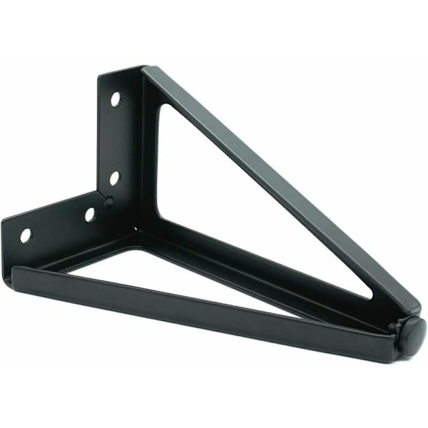 Set med 4 svarta bordsben i metall - Utbytbara möbelben - För soffbord/TV/soffa/säng och andra möbelben - med skruvar (15 cm)