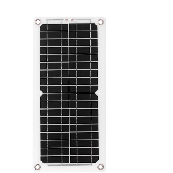 12 W 12 V solpanel kit med opladningscontroller, USB-port, Outwall monokrystallinsk modul med SAE-tilslutningskabler, autocamper kits, båd, marine