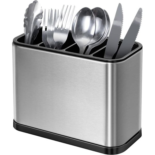 Cutlery rack 4 lokeroa, sopii keittiöön ja ravintolaan, tippalauta, cutlery tray keittiövälineille