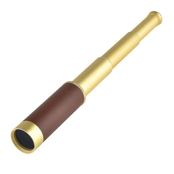 Retro Pirat Teleskop Zoomable 25x30 Lomme Monokulær Bærbar