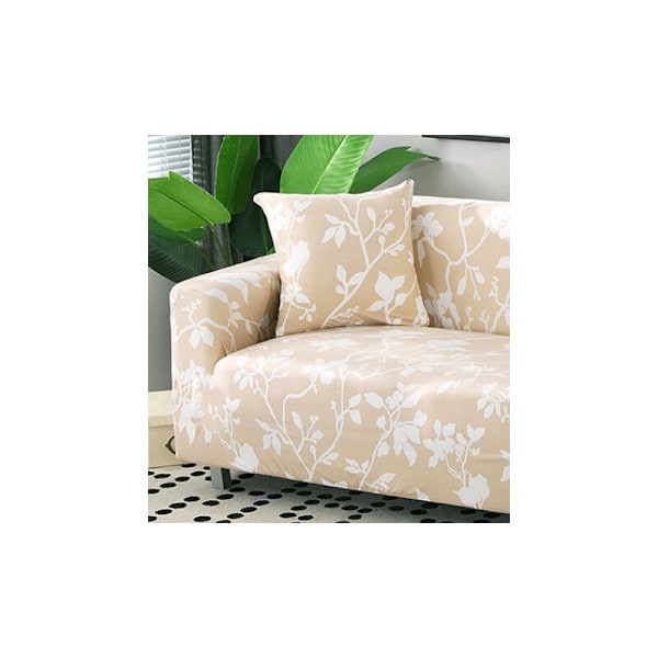 Sofa trekk 2-seter 150-185cm sofa trekk med moderne armlener trekk universelt elastisk sofa sofatrekk kaffefarget trekk