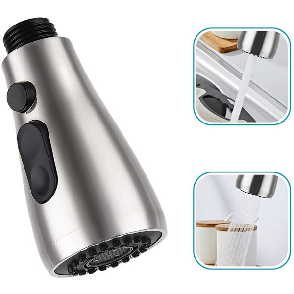 1 stk. Spray Shower Pull Out Hane Vask Køkkenbruser Toilet R