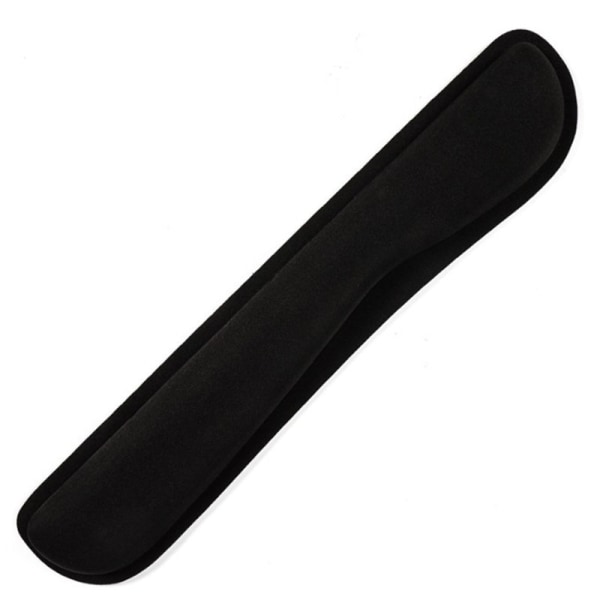 Håndledsstøtte, Gel Gaming Tastaturmåtte, Ergonomisk Memory Foam Tastatur Håndledsstøtte Måtte til Gaming Computer Skrivebord - Sort