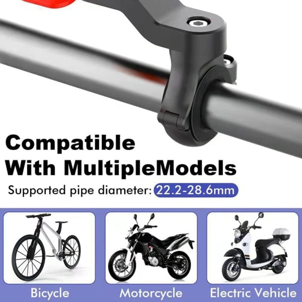 Cykel Mobiltelefon Hållare Motorcykel Vibrationsdämpare Styre U