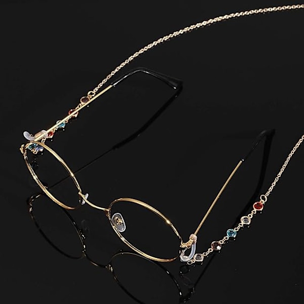 2 stk. Brillekjede, Perle Brillekjede Brille Stropp Brillekjede Brille Snor Solbrille Stropp Brille Stropp Pose