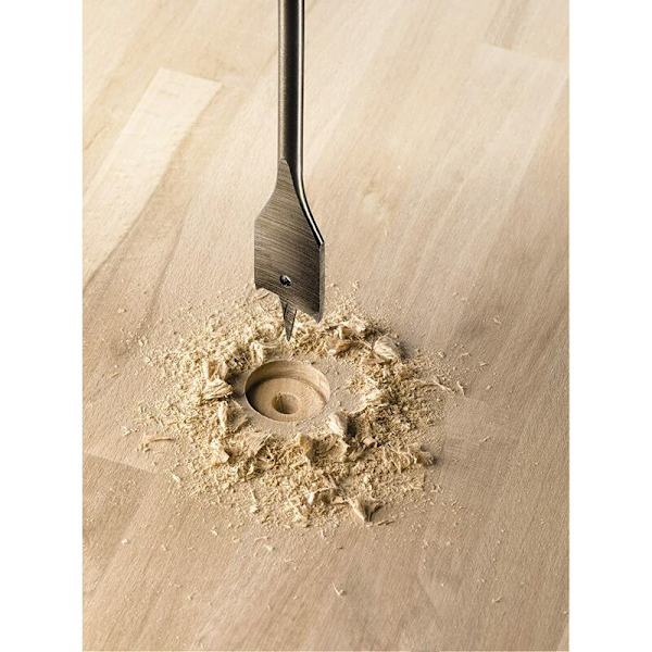kwb 512490 Platt träborr-set, 10, 12, 16, 18, 20 och 25 mm, 6-pack