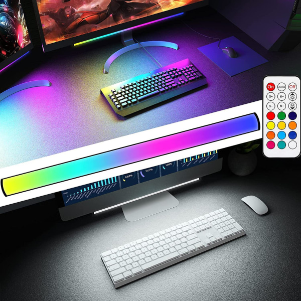 Touch RGB-skärm under-display ljusremsa Spel RGB LED-ljusremsa med smart APP Bluetooth fjärrkontroll hastighetsjusterbar färg USB-driven ligh