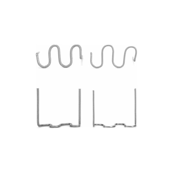 Varme rustfri stålklammer 1000 stk. 0,6/0,8 mm varme rustfri stålklammer egnet til reparation af bilkofangere og reparation af plastikplastsvejsning
