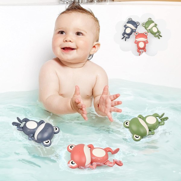 Baby Badeleketøy, Flytende Badeleker for Badekar, Svømmebasseng - Dyr Lek Newborn Pool Toy Dusj Leke for Baby Barn 1 2 3 4 År Gammel