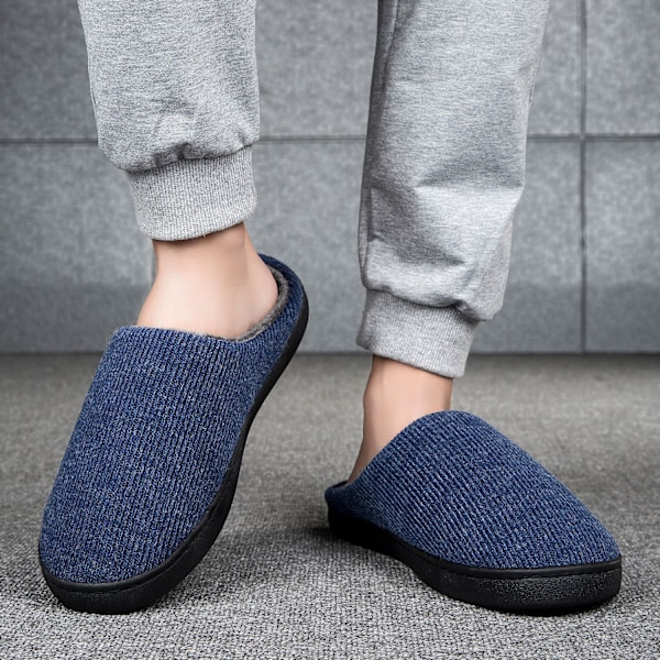 Hemmaslippers inomhus lata bomullstofflor varma casual bomullstofflor