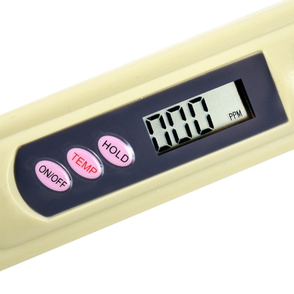 Digital mätare för dricksvattenkvalitet, temperaturtestmätare, pennanalysator för mätning av dricksvatten, hydroponik, akvarium, pool och spa