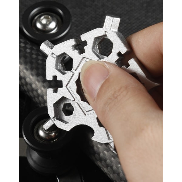 Black Snowflake Multitool Gifts for Men 23 in 1 Multi Tool Stainl