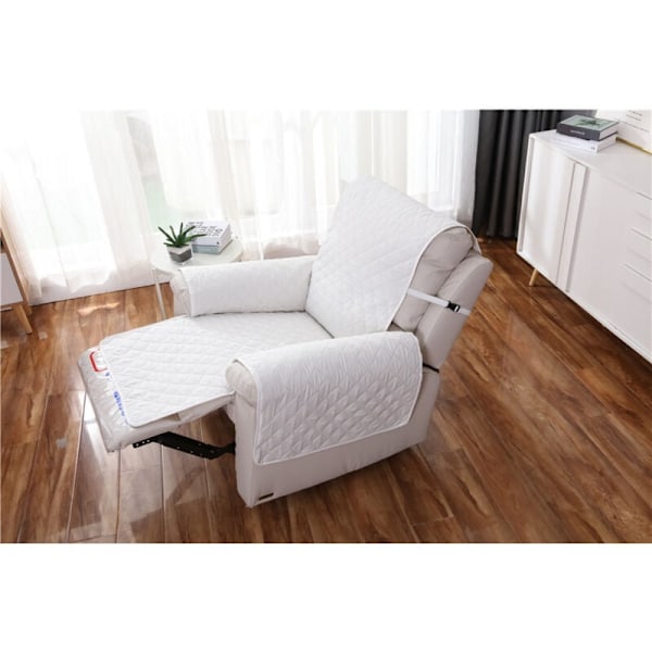 Relax fåtöljöverdrag 1 sits, lutande vattentätt skyddande sofföverdrag för sovrum (beige 55200)