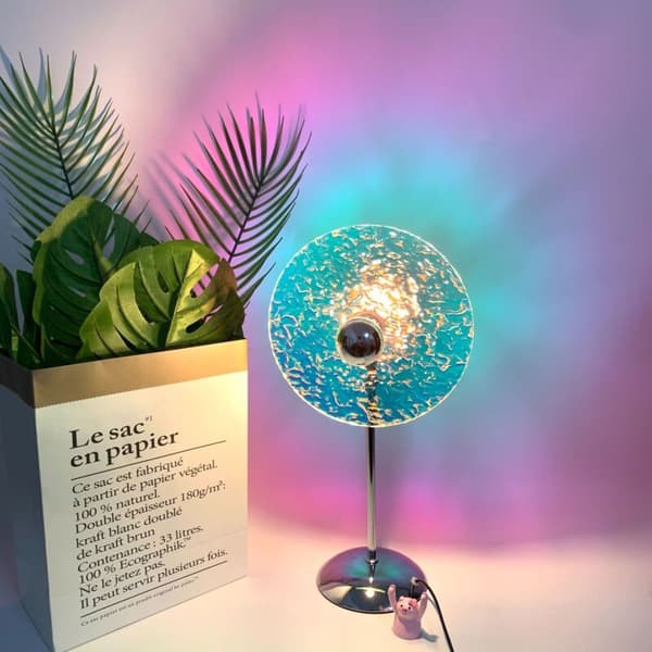 Bordlampe - USB Farveskiftende Stemningslys til Bar Restaurant Cafe