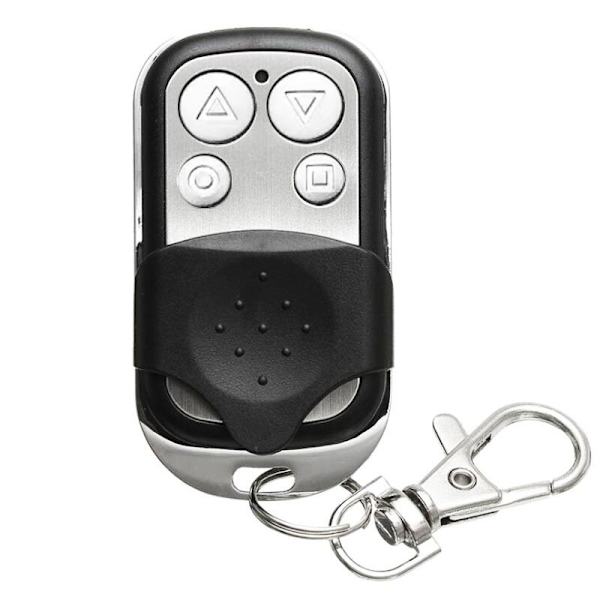 Garage Set med 1 fjärrkontroll för garageport/grindlarm 433 MHz Silver