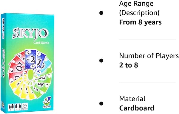 Kortspel Kul och glädje Digitalt tema SKYJO Lämplig för barn och vuxna(skyjo)