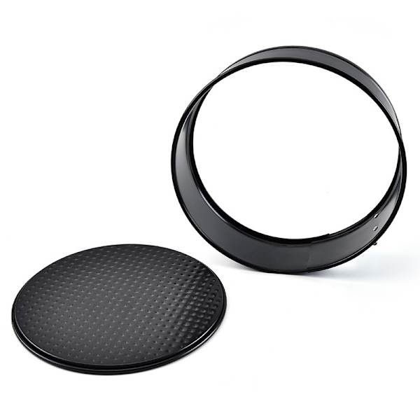 Rund kage, Kageform, Springform, Italiensk specialitet, Stål, Sort, 18.5*18.5*5.8cm