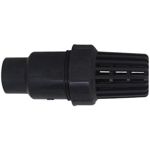 Fodventil til ikke-returventil med kuglesugning 25 32 40 mm ikke-retur-sigteventil ikke-retur pvc swimmingpoolpumpe (inderdiameter 40mm)