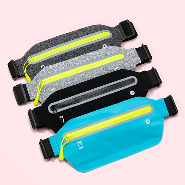 Mini urheilullinen istuva vyölaukku vesipullon säilytyslaukku juoksu kännykkälaukku hikoilunkestävä vyölaukku