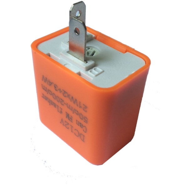 2-pin justerbar LED-blinklysrelé for motorsykkel