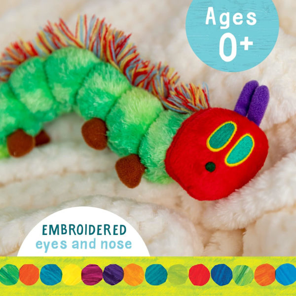 Rainbow Design Hungry Caterpillar Bean Toy, Internationella barndagen present, 25,4 x 5,08 x 7,62 cm; 58,97 g