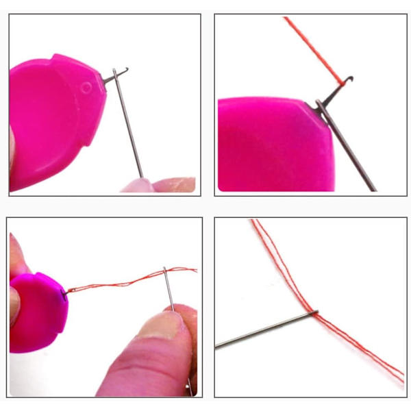 5 stk nåletredere, plast DIY treader, plast nåletredere for sying, korssting nåletredere, tråd sy nåletreder, for