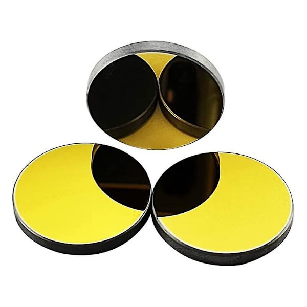 3 st Laser-kisel Spegel Diameter. 20mm 0.79 tum CO2 Lasergravering & Skärmaskin 10w-200w
