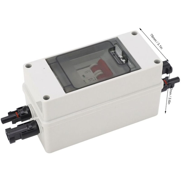 Mini solcelleafbryder med IP65 vandtæt fordelingsboks, PV Santer DC500V 20A