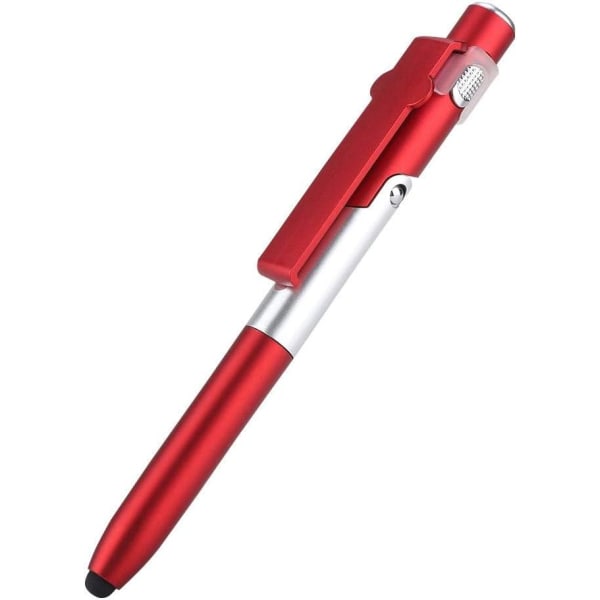 Kapacitiv pen, 4 i 1 kapacitive kuglepenne med berøringsskærm med LED-lys til tablet, foldbar kapacitiv stylus, pen Pen/mobiltelefonholder