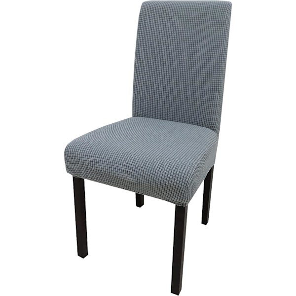 6 kappaletta joustavia tuolinpäällisiä, irrotettavat pestävät jacquard-joustavat ruokailutuolin suojukset, tuolinpäällinen ruokasalin sisustukseen, hotelliin ja häihin (Lig