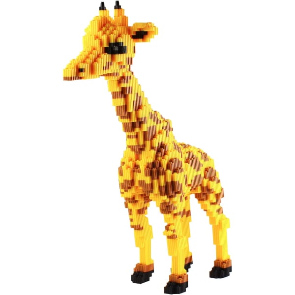 1350 Stykker Giraffe Mikrobyggeklodser Animal Mini Building To