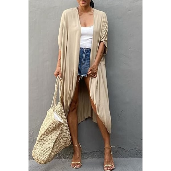 Tie Dye badedragt cover up cardigan strand cover up lang kimono let sommer badedragt cover up kvinder