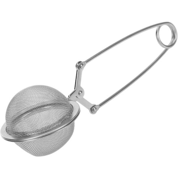 Te-filter med ventil, Teatime, ø 5 cm, længde 16 cm, rustfrit stål