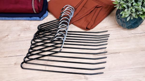 Sett med 12 - Buksehenger - Smart Fold - Sklisikker - Easy Pick  Store