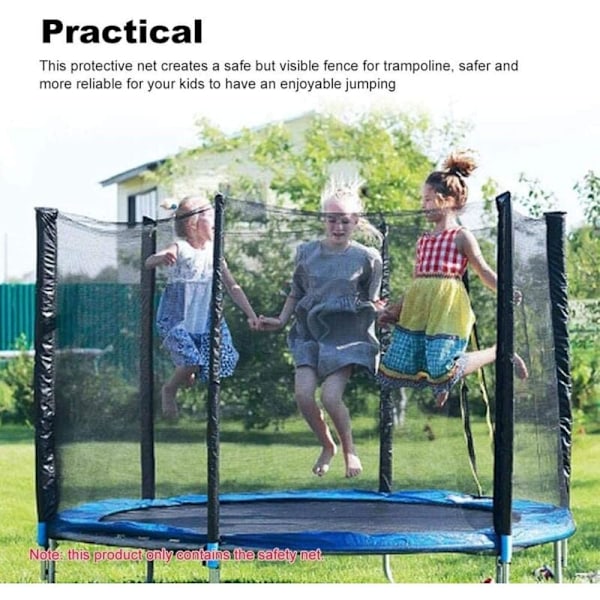Trampolinfjäderskydd 1 st, 366 cm UV-beständigt och rivtåligt skydd, 27 cm brett ersättningsfjäderskydd - RWTrampoline