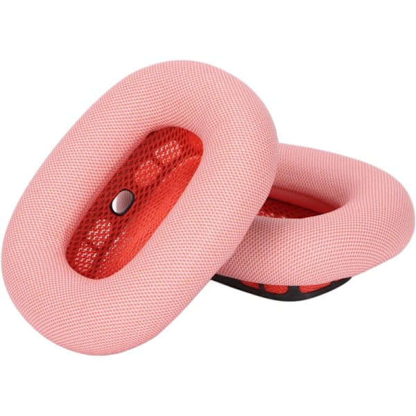 Ørepuder, 2 stk. ørepudebetræk i memoryskum, formet i fleksibelt proteinlæder, reservepude til AirPod-hjelm (pink)