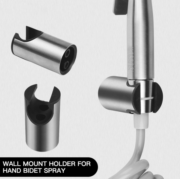 Dusjhode toalett spray bidet spray 150 cm, børstet