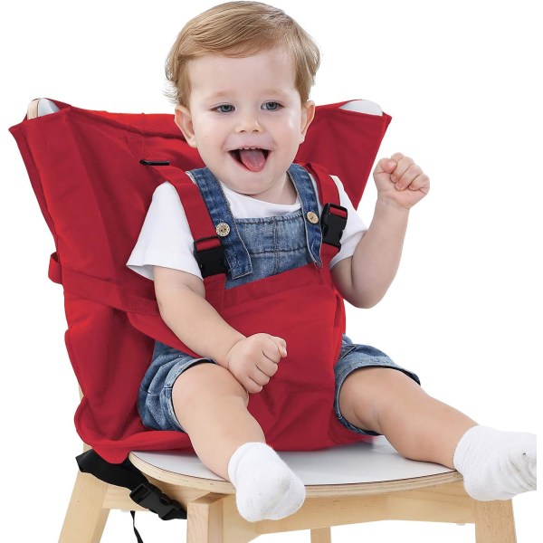(punainen)) Easy Seat Kannettava syöttötuoli 70*40*50cm - Lasten boos