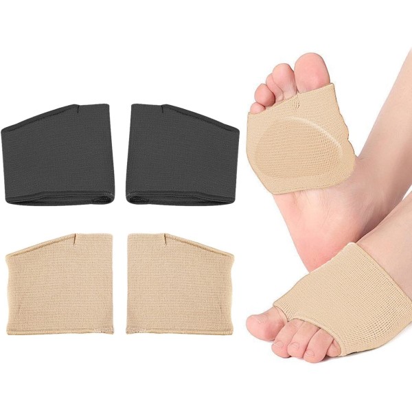 2 par metatarsal fotdynor, metatarsal fotdynor, framfotdynor med gelkuddar innersula, framfot plantar fotdyna, metatarsal fotdyna (2 par)