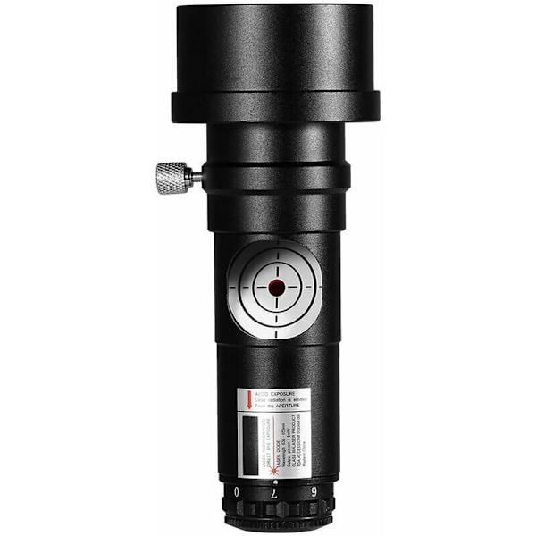 1.25in 2 tommer Kollimator Teleskop Reflektor Adapter Newtonsk Teleskop SCA Laser Kollimation 7 Lysstyrkeniveauer Astronomisk Teleskop Justering