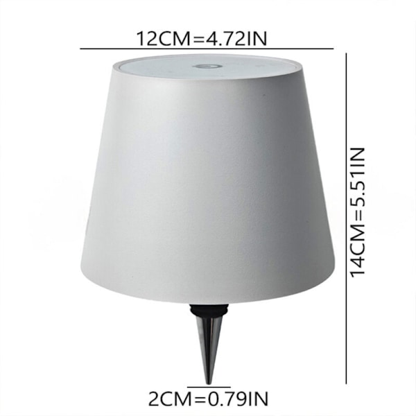 Trådløse lamper til vinflaske, farvegraduering med farvering, taktil kontakt til flasker, genopladelig, forvandler nemt flasken til en unik bordlampe