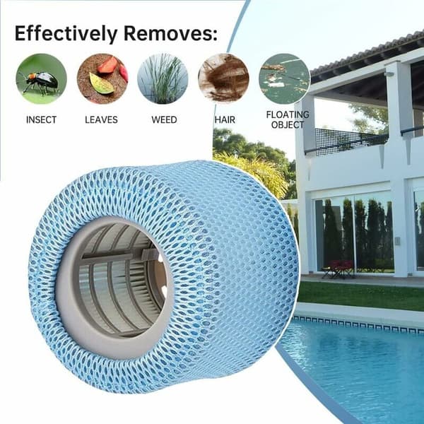 Sæt med 2 beskyttelsesnet kompatible med Mspa The Spa Filter - Blå