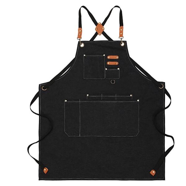 Forklæde, Arbejdsforklæde, Grillforklæde, til Grill, Restaurant, Have, Barbecue, Cafe