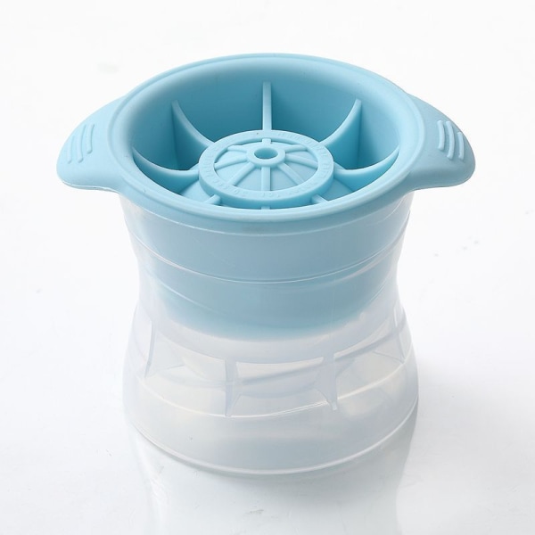 Siniset suuret pallomaiset jääpalamuotti 6 cm 2 kpl