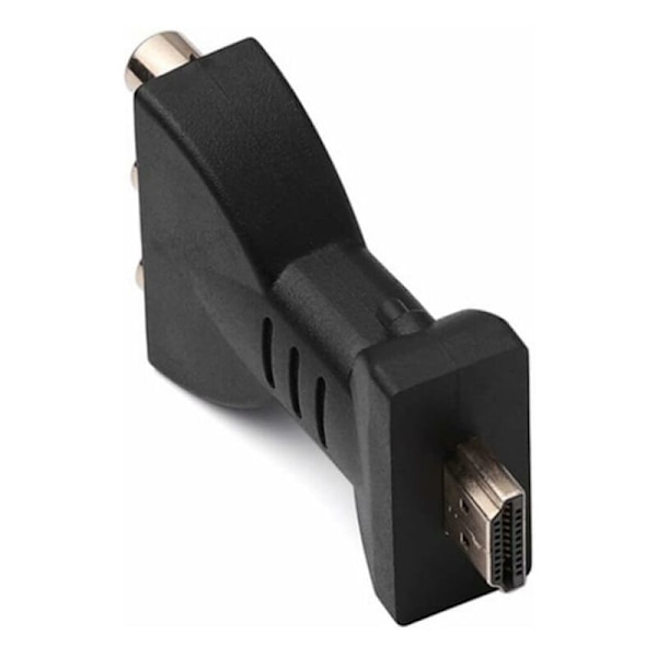 HDMI - 3rca -sovitin, valkoinen punainen keltainen sovitin HDMI - AV-videokaapeliin, punavalkoinen äänimuunnin, kannettava keltainen